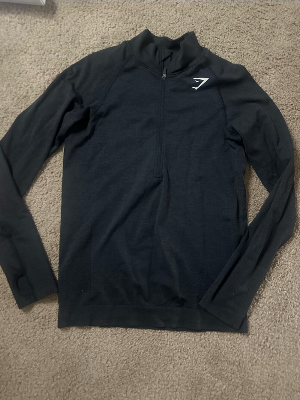 Womens Gymshark Quarter Zip Sweater
